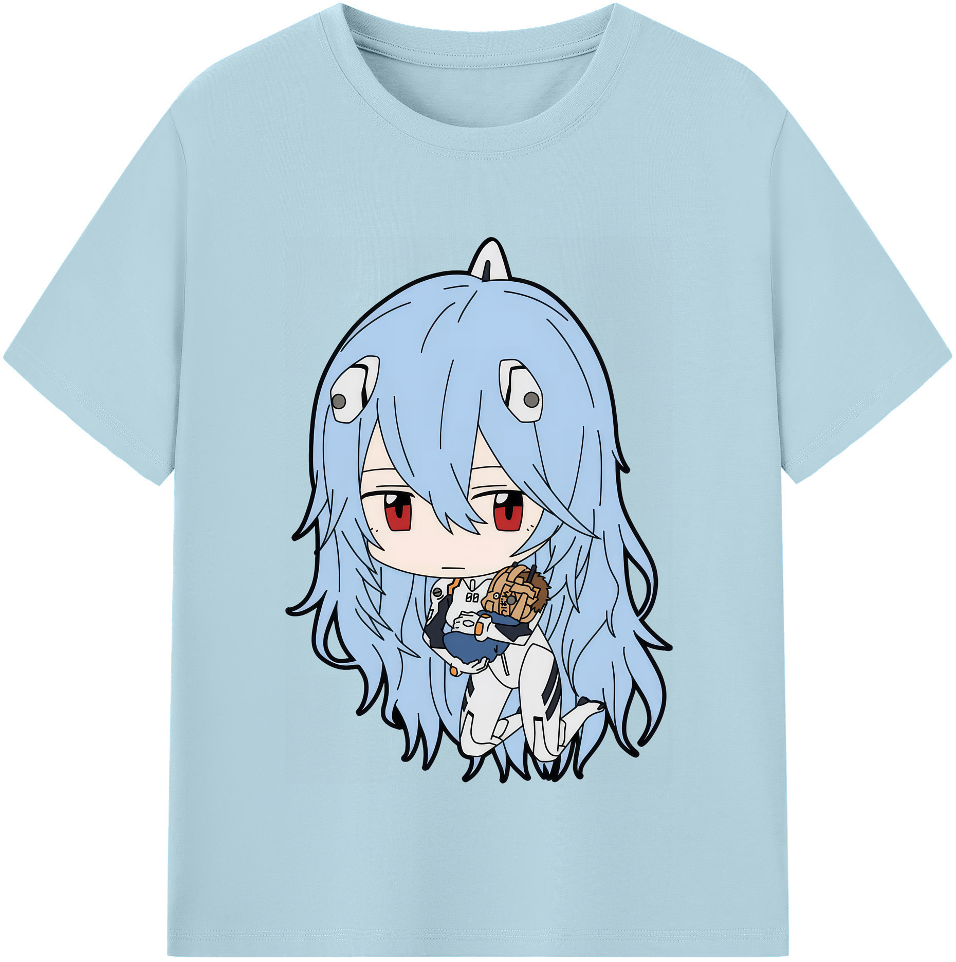 （画像用） EVA 新世紀エヴァンゲリオン 綿100％半袖Tシャツ（フロントプリント）